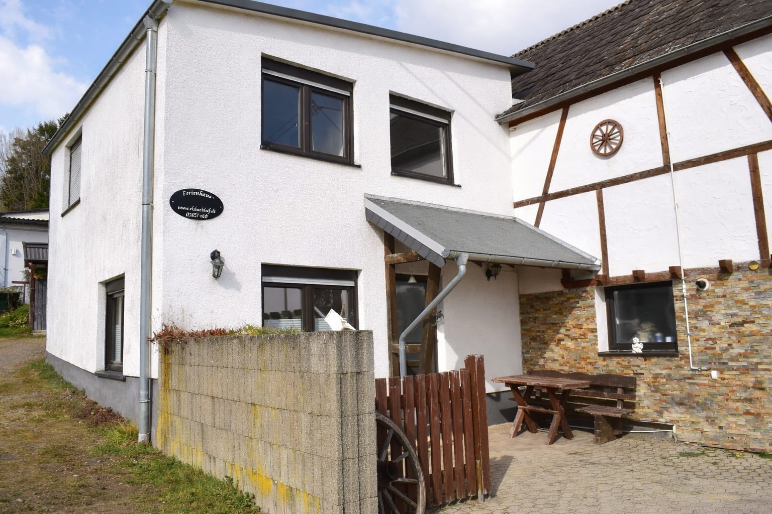 Ferienhaus Hofblick — Außenansicht